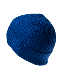 Muts 100% Merino blauw
