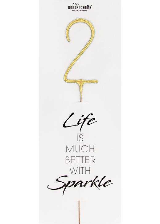GIANT Sortiment 144 Wondercandle® Giant Life is much better with sparkle 498