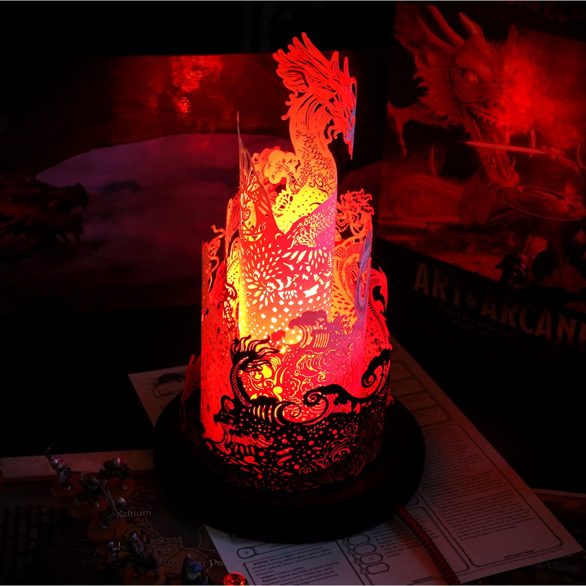 Spiro Dragon lamp (gigantische uitvoering)