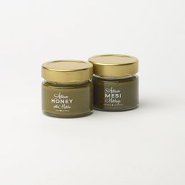 Honig mit Matcha