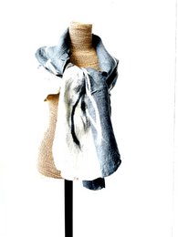 | Scarf | Merino wool | Silk | Handmade | Fair Trade | Nepal