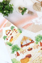 Glamping - Puzzle 1000 Teile