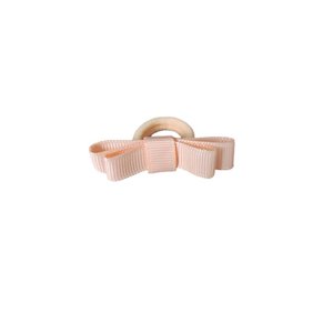 Haarelastiekje strik Alessia peach pink
