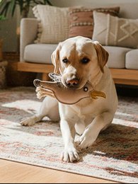 COMPAÑERO. Juguete de cuero para perros "Gaviota"