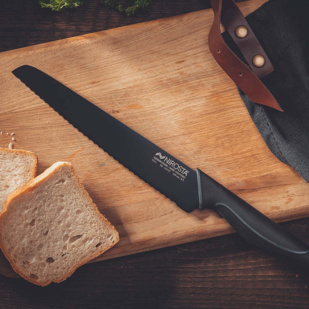Nirosta Black Edition Serrated Bread Knife
