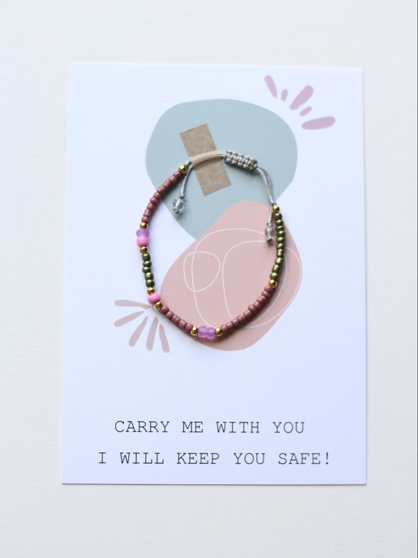 FSC card with adjustable bracelet