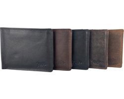 Mænds tegnebog cognac rfid anti skummet