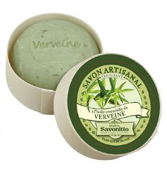 Verbena-Peelingseife in Holzkiste 100g