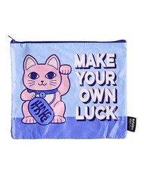 Pochette etui Maneki Neko Faites votre propre chance en plastique recyclé