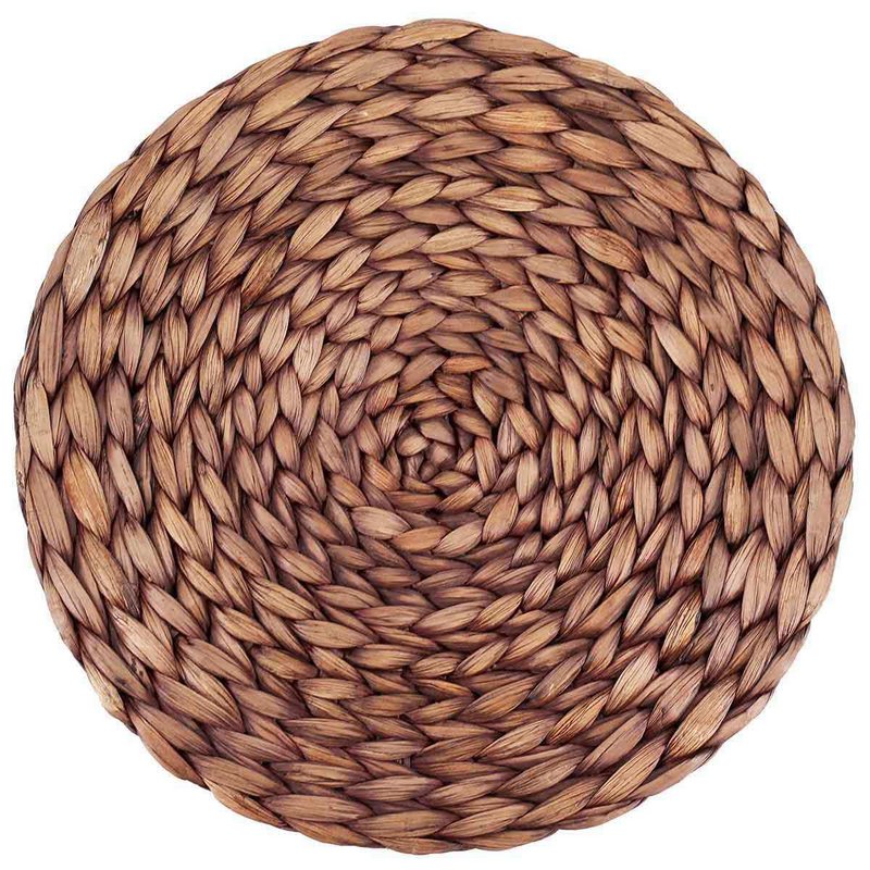 Bordsæt lavet af vandhyacint, rund flettet - 35 cm diameter