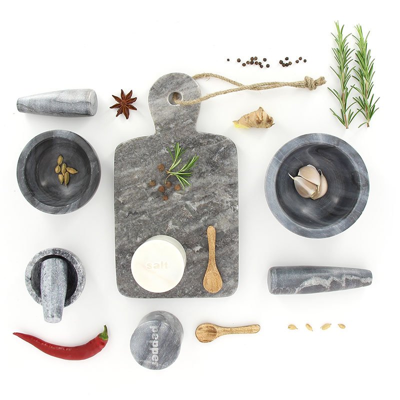 D Sches Salt & Phpers, Marmor