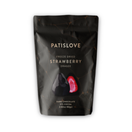 Strawberry Dragee Dark Chocolate, 80G