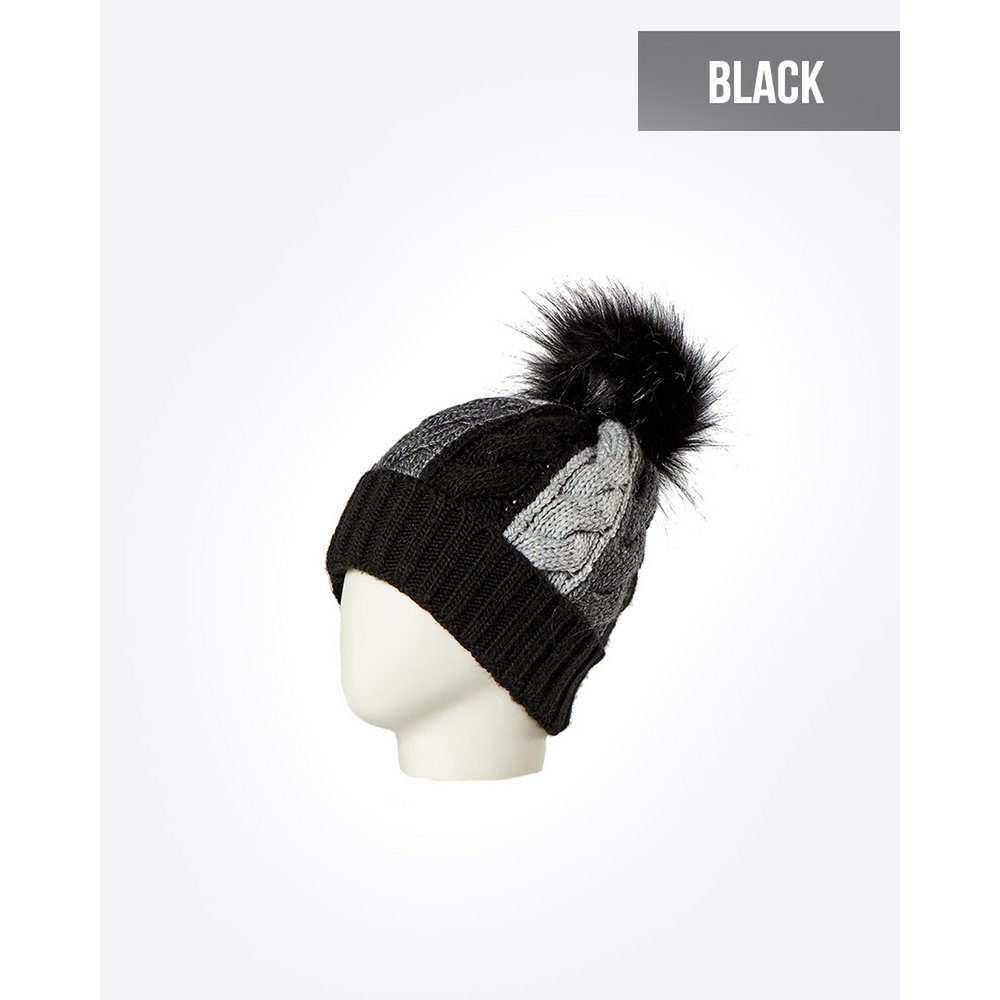 Bonnet Femme avec Pompon : HERCAN