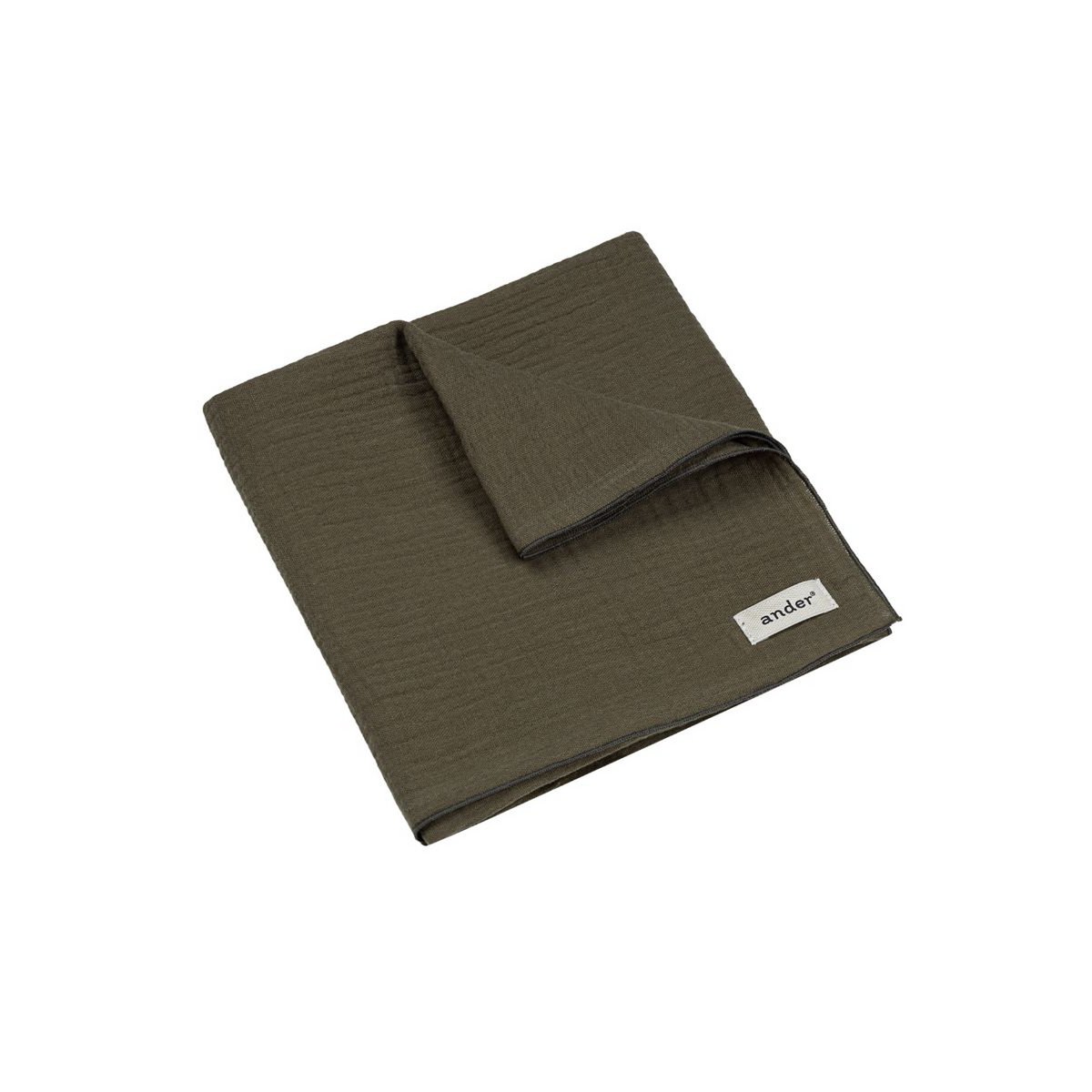 MATTEO Musselin-Babywickeltuch – 100 % Baumwolle – Khaki