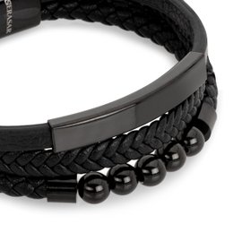 Bracciale in pelle "Perla"