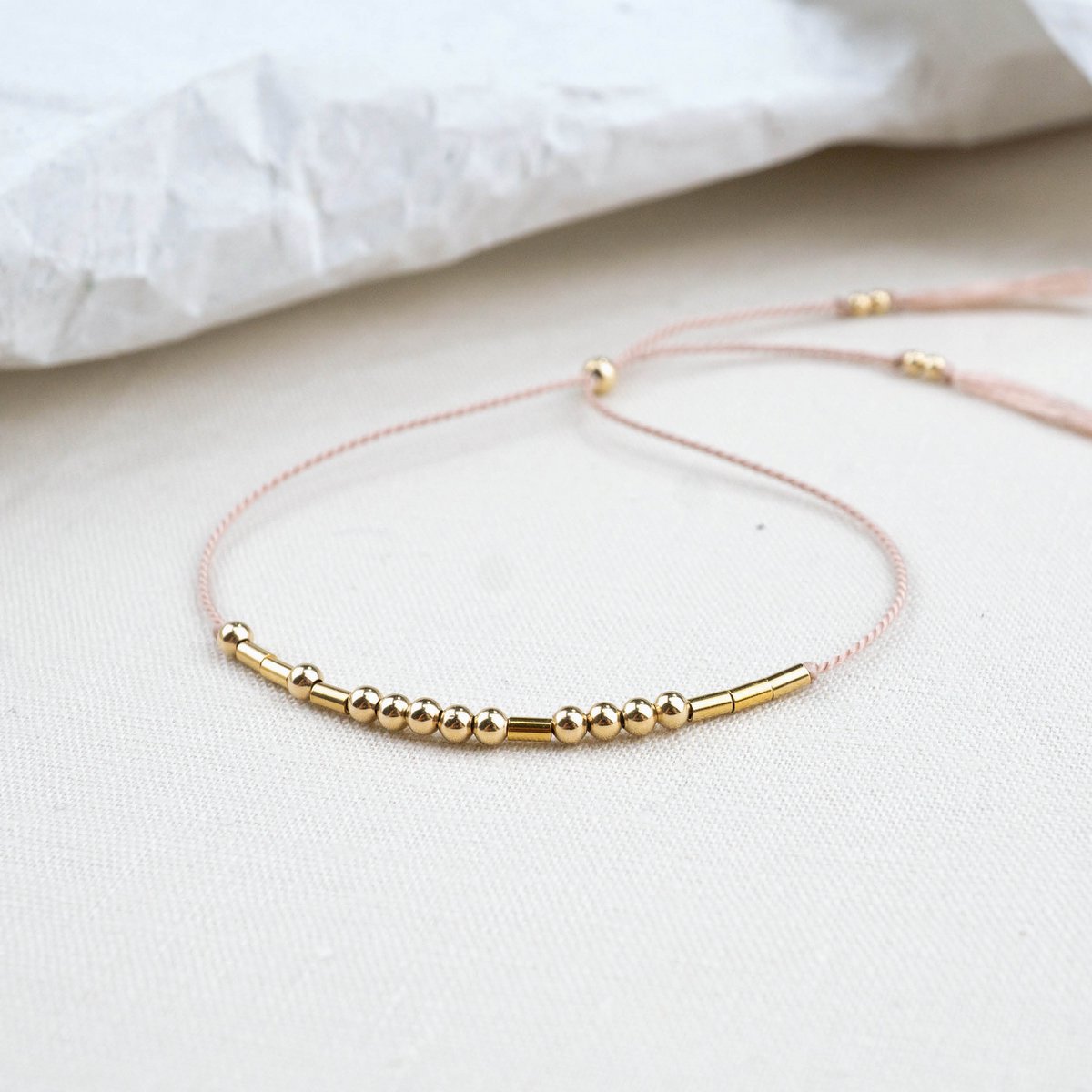 Morsecode Armband "achtsam"