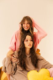 Sweat à capuche "Rose"