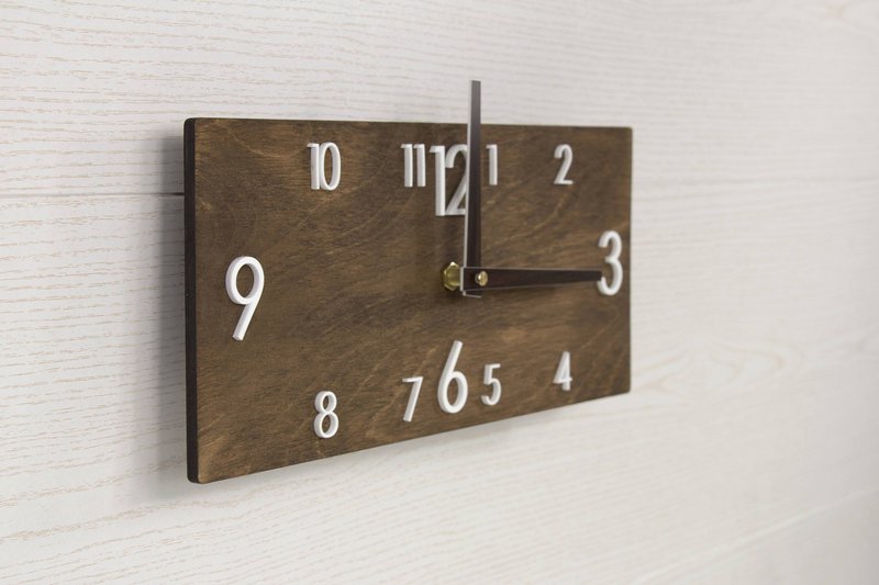 Orologio da parete, orologio da parete in legno