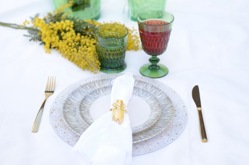 ASSIETTE PLATE KAKI 27CM
