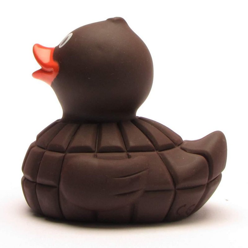 Chocolate squeaky duck - rubber duck