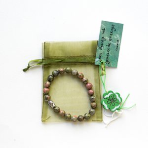 Unakite bracelet