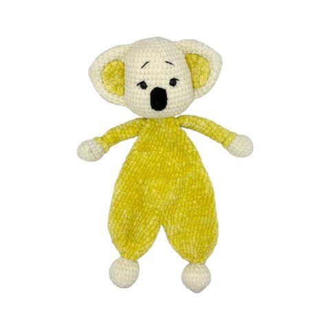 Handmade cuddly toy - koala - made of velvet