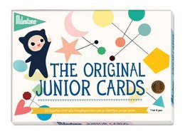Colorful photo cards featuring a cute cartoon character, designed for babies and young children. The cards are described as "The Original Junior Cards", suggesting they are a classic or well-known product in this category.