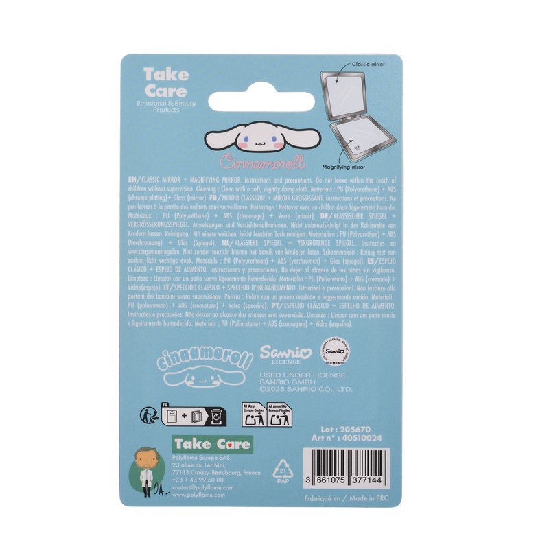 Cinnamoroll pocket mirror