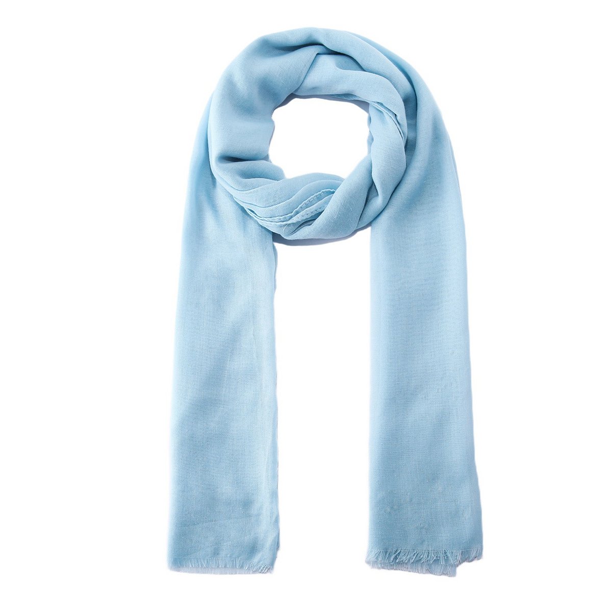 Basic scarf light blue