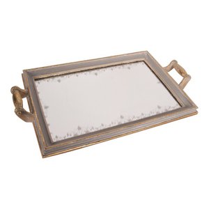 Spiegeltablett mit Griff a