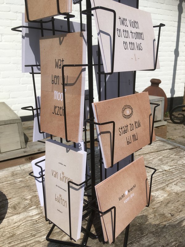 Display med papirønsker