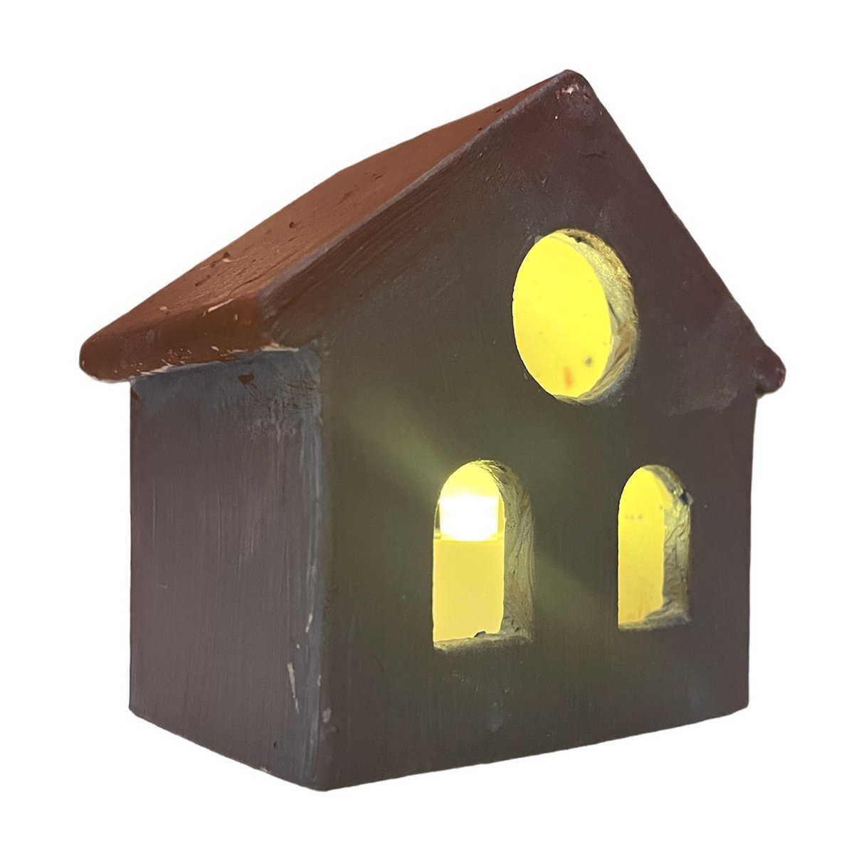 Tealight House LED-Teelichthalter aus Jesmonit