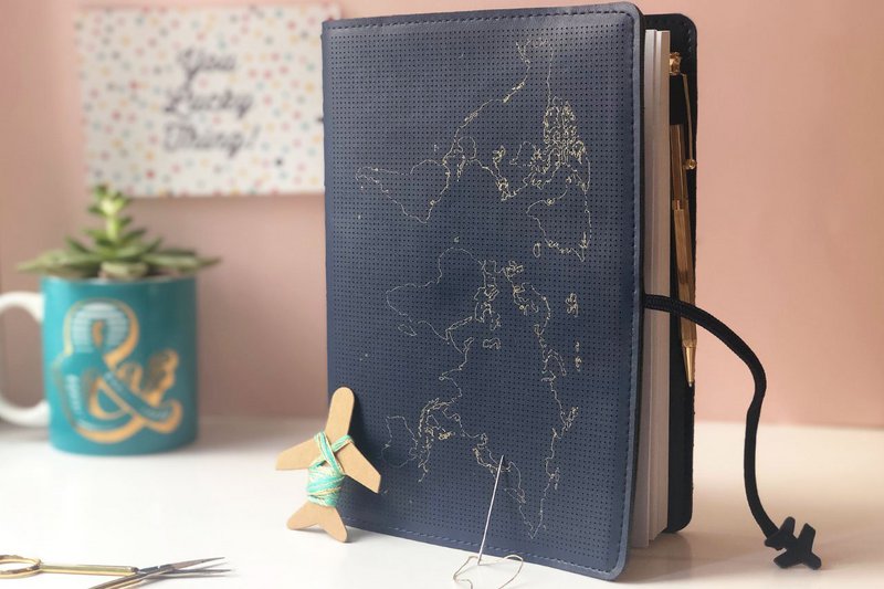 Stitch Travel Notebook Navy
