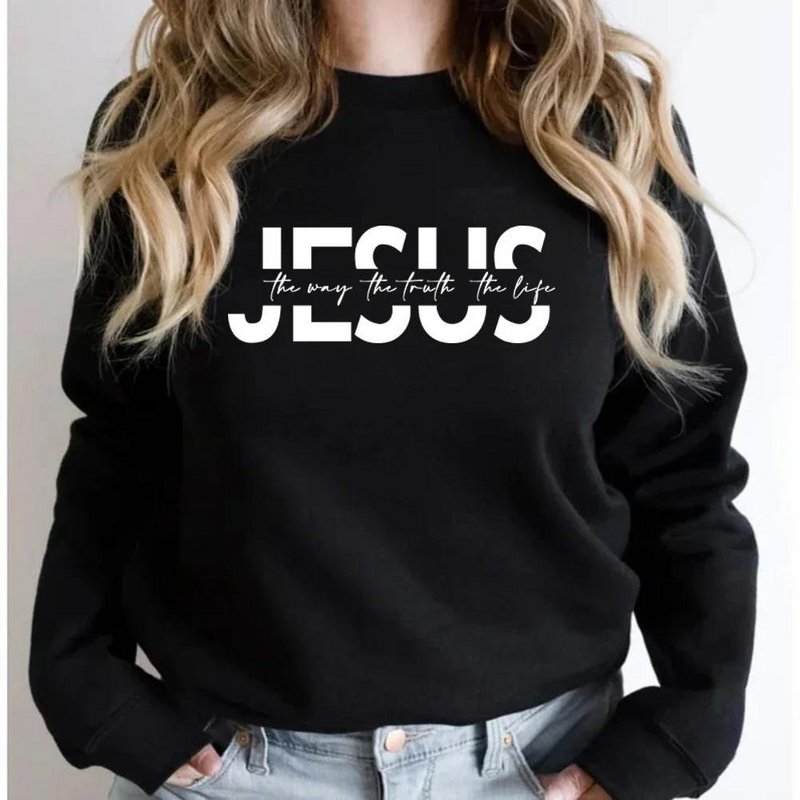 De manier waarop de waarheid het leven Sweatshirt Christian Hoodie