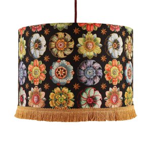 PLAFONDLICHT / OPHANGING 30X20CM FRANJES ROZEN