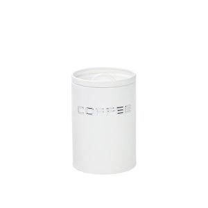 White and silver coffee box 11x11x15cm