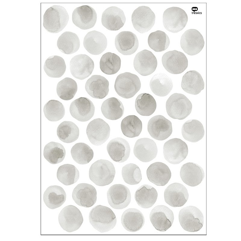 Akvarel prikker wallsticker
