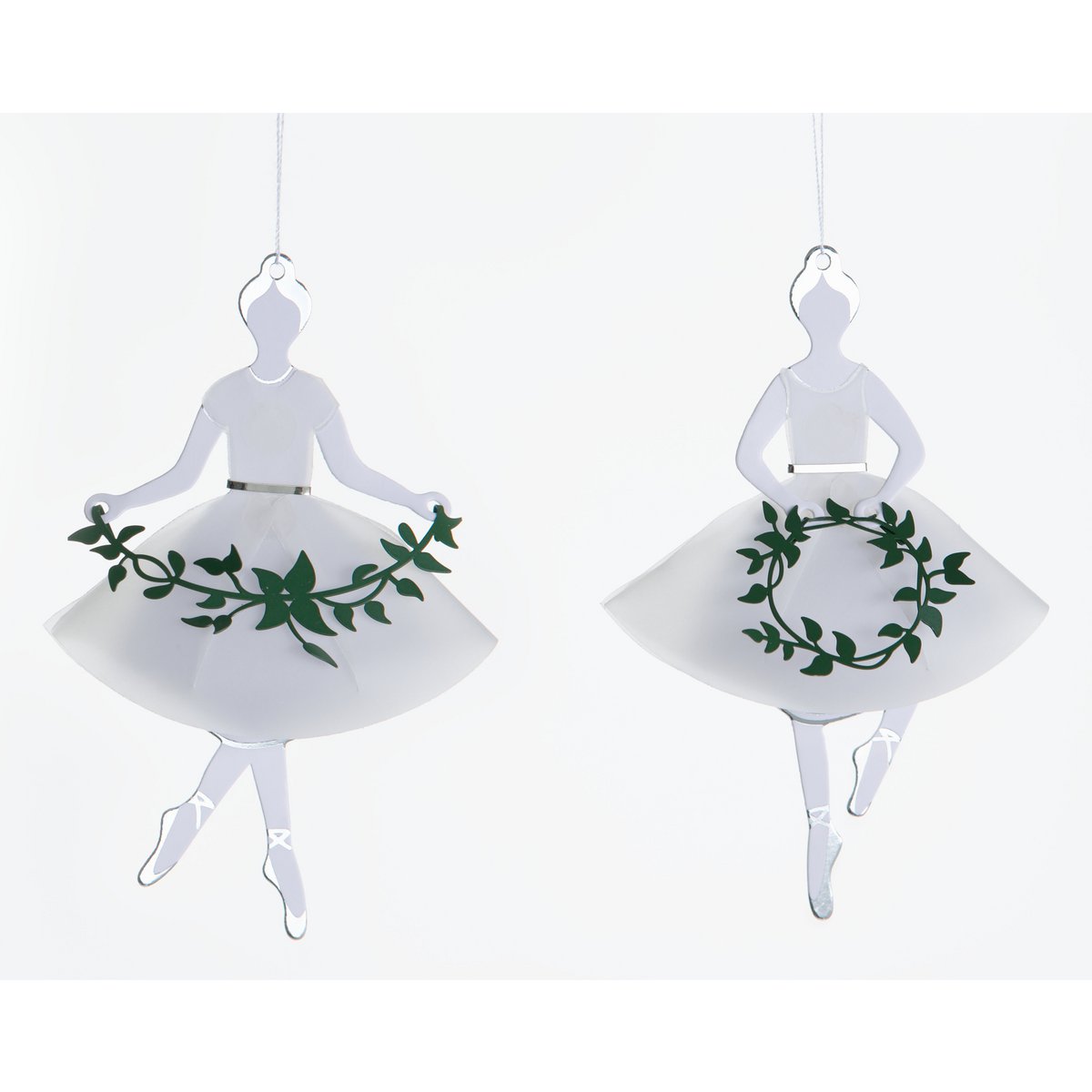 Dancing Ballerina, Silver (2 Designs)