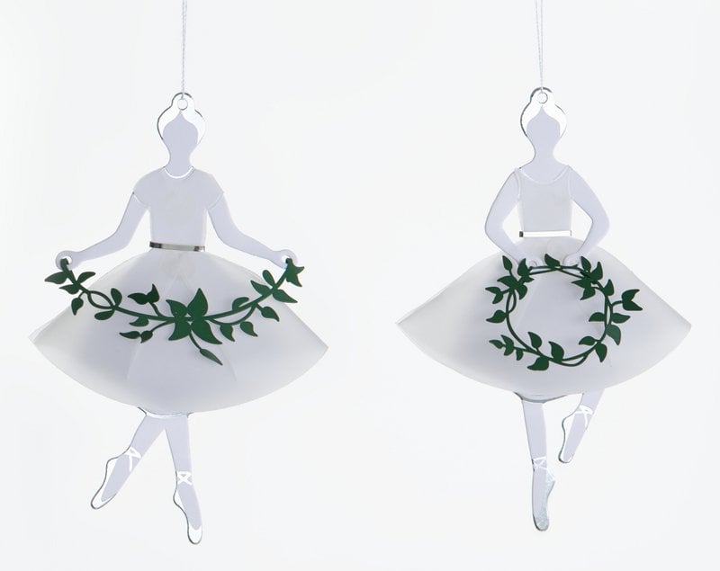 Dancing Ballerina, Silver (2 Designs)