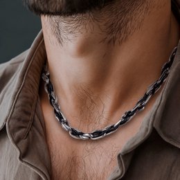 Stainless Steel Braided Chain Necklace