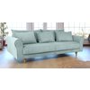 ASTRID 4-seater sofa/sofa bed Corduroy Dusty Blue removable & washable covers