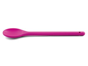 Mixing spoon fiberglass / silicone 30 cm pink, Color Line