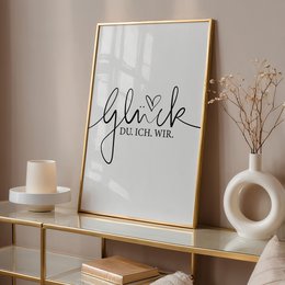 Poster: Glück - du, ich, wir
