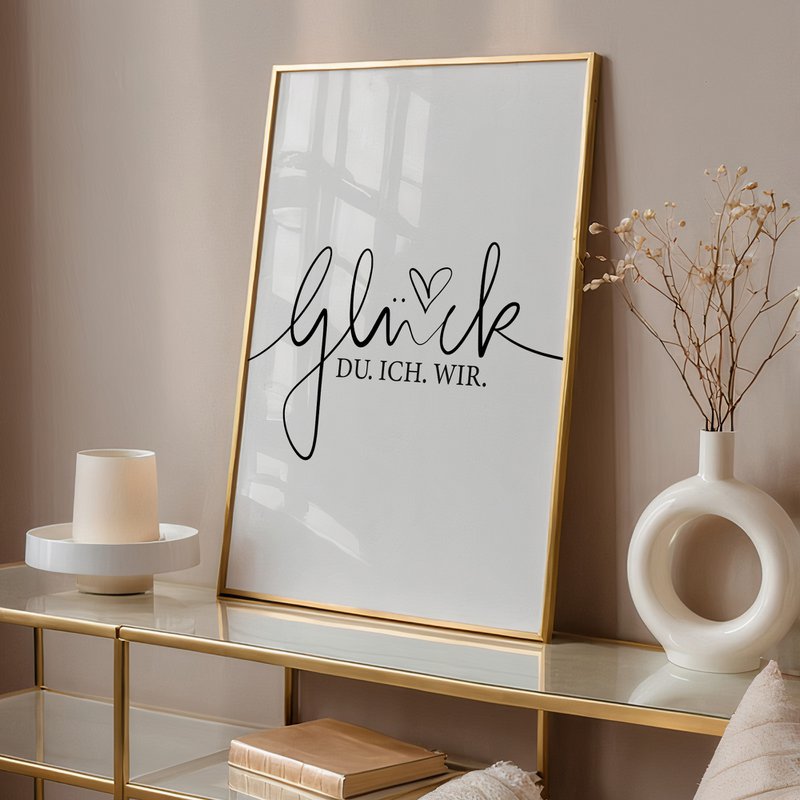 Poster: Glück - du, ich, wir