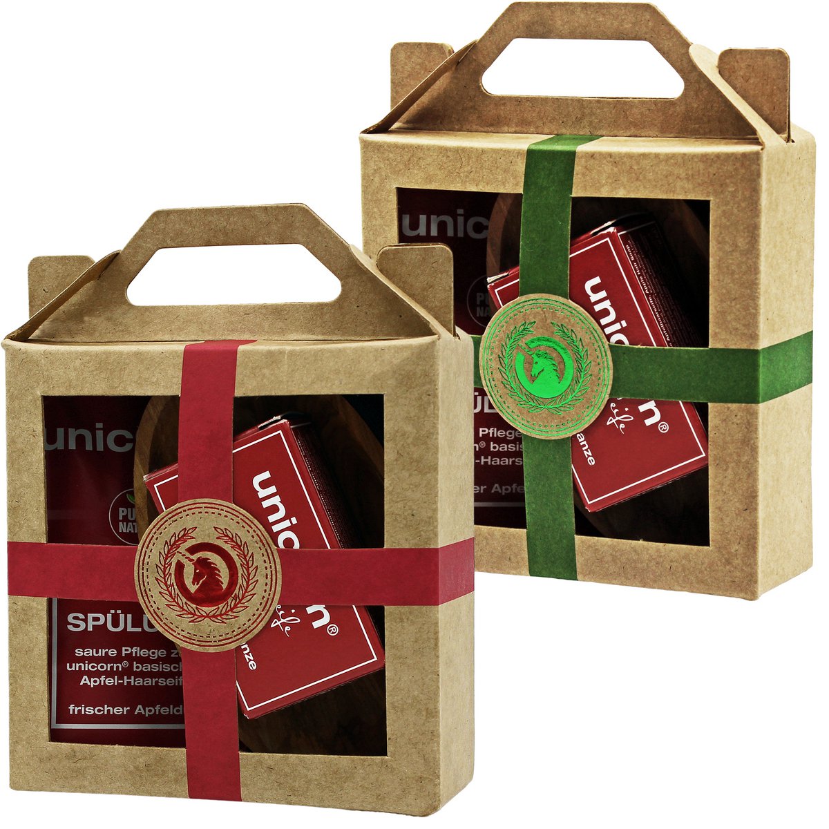 Set de regalo mini jabón para el cabello de manzana 16 g, acondicionador ácido 10 ml, cuenco pequeño de madera de olivo