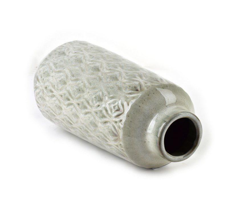 YARINE BEIGE Vase 8XH37,5CM