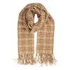 Wintersjaal Dames 50x210 cm Beige Textiel