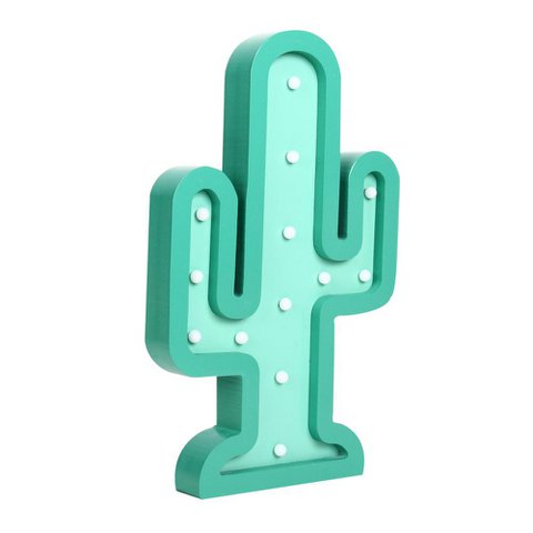 WOODEN LED FIGURE CACTUS HF
