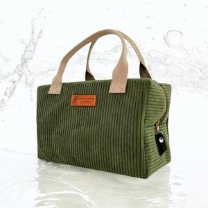 Ice Cube S Isothermie Bag, "gerippter Samt" Khaki
