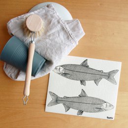 Svampedug furbi: fisk